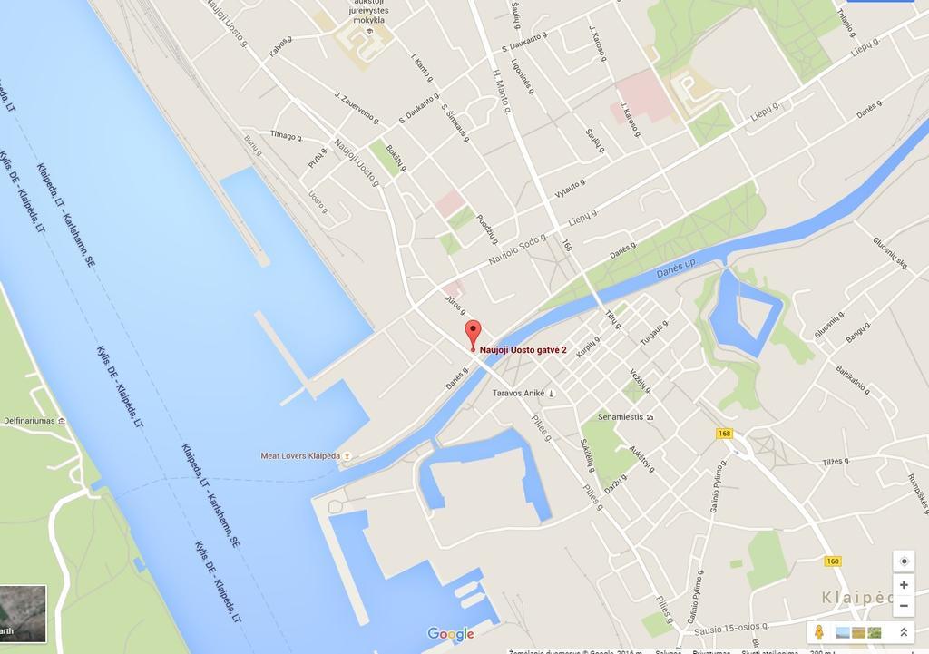 Central Apartament 克莱佩达 外观 照片